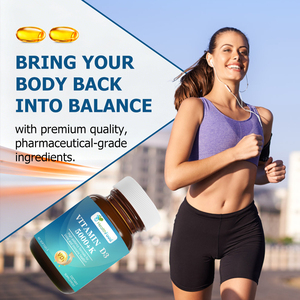 Cápsulas Blandas de Vitamina D3 5000 K de Alta Calidad con Menaquinona 7 y Vitamina D para la Salud Ósea y Cardíaca - Product Image 4