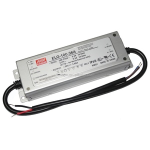 Alimentation à intensité variable Meanwell ELG-100-36A 100W 36V pour éclairage LED, étanche IP65/IP67, fonction de gradation pour usage industriel - Product Image 4