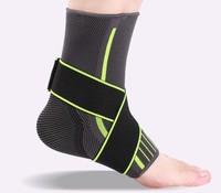 Attelle de soutien de la cheville pour le sport avec sangles - Orange Tailles S/M/L/XL