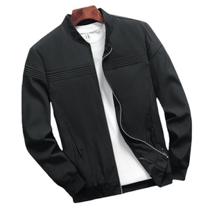 Giacche Bomber <span class=keywords><strong>Senza</strong></span> Colletto da <span class=keywords><strong>Uomo</strong></span> Nuove Collezione Primavera, Slim Fit con Cerniera, Casual, Taglie Forti, Tinta Unita - Ingrosso Fabbrica - Product Image 6