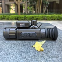 Lunette de chasse thermique Sytong AM06-35LRF 640*512 Tfek Iin Termal Drbn avec enregistrement vidéo Wifi et télémètre laser 2500m
