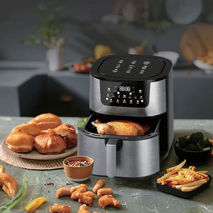 Friteuse à air numérique multifonctionnelle 2025 de 15 L avec déshydrateur et four à convection à écran tactile - Product Image 3