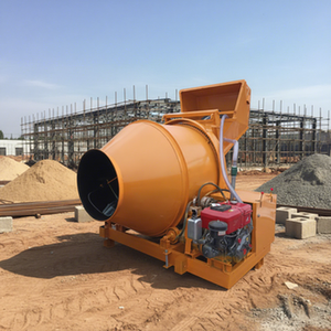 JZC500 Mesin Pengaduk Beton Diesel 500 Liter dengan Drum Putar, Efisiensi Tinggi, Produktivitas 25M/H - Product Image 1