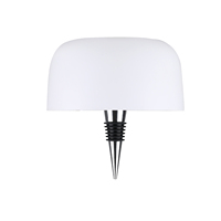 Coffrets cadeaux d'affaires : Lampe de table LED rechargeable à intensité variable avec bouchon de bouteille en PVC portable pour vin, idéale pour fêtes, restaurants, bars, cafés