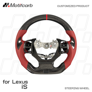 Volante de Fibra de Carbono Personalizado con Palanca de Cambios de Fibra de Carbono para Lexus IS RC NX GS 250 300 300h 350DS 500 F Sport 2013-2025 - Product Image 2