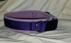 Collar Estándar Para Perro Con Forro Polar Ancho Ajustable-Lila/Púrpura - Product Image 2