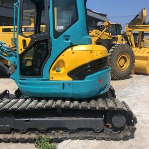 Pelle hydraulique d'occasion Kubota KX155 Mini 5.5 tonnes, pelle sur chenilles d'occasion KX135 KX165, haute qualité - Product Image 6