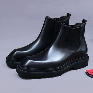 Chaussures habillées classiques rétro brillantes en cuir véritable anti-uréthane pour hommes, style automne 2026, à lacets - Product Image 4