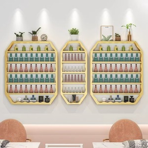 Estante de Exhibición para Salón de Uñas, para Esmalte de Uñas y Pegamento, Almacenamiento de Suministros para Salón - Product Image 1