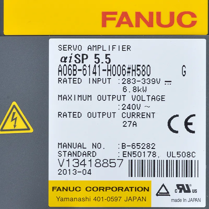 Fanuc A06B-6141-H002 A06B-6141-H006 A06B-6141-H011 A06B-6141-H015 # H580