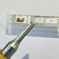 Fraise à face en carbure monobloc non standard revêtue pour routeur CNC OEM, à une seule dent, angle de hélice 30°, HRC 60