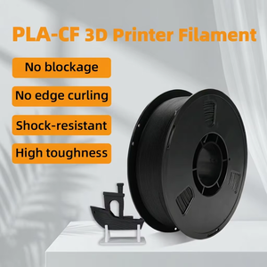 Filamento de Fibra de Carbono PLA Negro de 1.75 mm, Resistente y Rígido, Acabado Mate, Filamento 3D, Fácil de Imprimir para la Mayoría de las Impresoras 3D FDM - Product Image 1