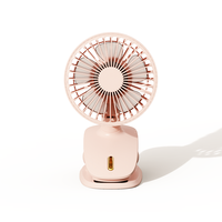Pince de bureau avec logo personnalisé Multifonctionnel Rechargeable Puissant USB Portable Mini Ventilateur Pratique Petit Ventilateur de Refroidissement par Air