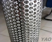 Trou perforé de maille d'acier inoxydable poinçonnant sur l'origine de Hebei de marque de la passoire fine Qin Yao de maille de conduit circulaire