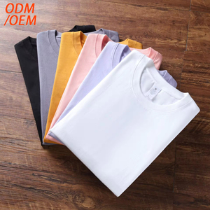 Custom 100% Cotton Plain T-<b>Shirt</b> <b>for</b> <b>Men</b> High Quality Screen Printing Short Round Neck Oversized Knitted Fit - Product Image 2