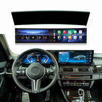 Autoradio Android double écran 15,8 pouces, cluster numérique Snapdragon 685, CarPlay, GPS pour BMW Série 5 F10 F11 F18 2011-2017