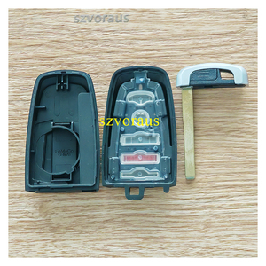 Housse de clé de <span class=keywords><strong>voiture</strong></span> de haute qualité à 3 boutons pour Ford, housse de clé intelligente avec lame HU101 non coupée, accessoires de clé de <span class=keywords><strong>voiture</strong></span>, vente en gros Szvoraus - Product Image 3