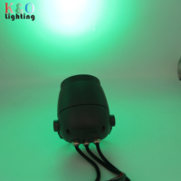 Projecteur led rond en alliage d'aluminium pour extérieur, projecteur led imperméable conforme à la norme IP65, 18W RGBW