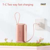 Nouvelle conception, haute capacité, ultra-mince, station d'alimentation portable 2-en-1, 20000 mAh, charge rapide QC 22,5 W, chargeur de téléphone portable, logo OEM