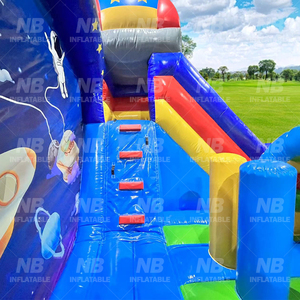 Space Theme <b>Inflatable</b> Castle Jumping Bouncer House Commercial <b>Water</b> <b>Slide</b> for Kids <b>Inflatable</b> House Spa - Product Image 5