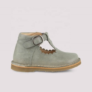 Confortevole Altezza Bambini T-bar Capesante Sandali Suola In Gomma Handmade Piccola Ragazza Del Bambino Del Vestito Scarpe - Product Image 5