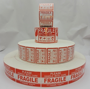 Printing Factory Wholesale Fragile Sticker Roll - Product Image 1