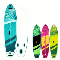 Planche de paddle gonflable professionnelle en PVC épaissi anti-vent et anti-ondes, SUP de compétition, écologique, portable, personnalisable, pour l'océan