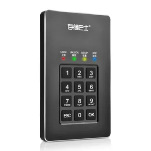 Datage DM200 2.5inch USB3.0 Password encrypted external Hard Drive Secure Hard Drive