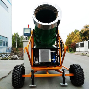 Máquina de Hacer Nieve de Alta Presión con Marco de Aluminio, Resistente, para Uso en Interiores y Exteriores en Estaciones de Esquí en Invierno - Product Image 2