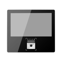 Licon 11.6 Inch POS Price Checker Windows 10 Terminal Sentuh Kapasitif Intel I3 I5 Wi-Fi 6 Pemindai Barcode 1D 2D