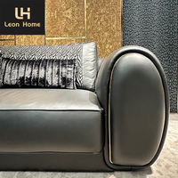 Personnalisation énorme canapé sectionnel moderne italien canapé sectionnel de luxe en cuir pour salon