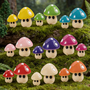Ornement Mystique Champignon Gothique Pastel Cottagecore en Gros pour Décoration d'Aquarium, Accessoires en Résine, Ornements de Jardin - Product Image 4
