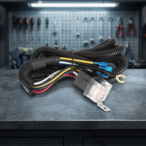 Faisceau de câblage de relais de klaxon OEM |   Kit de câblage universel pour klaxon de voiture avec relais, fusible et connecteurs robustes - Product Image 4