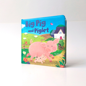 Libro de Cartón A5 con Historias de Cerditos, Papel Offset, Regalo Personalizado para Niños - Product Image 1