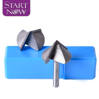 Startnow Foutil CNC 5PCS 3D Foutil de broyage acrylique PVC bois dur MDF Foutil CNC Foutil de broyage Foutil de broyage