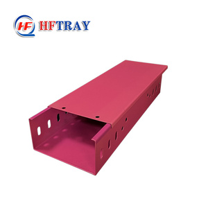 Goulotte de câblage industrielle OEM en acier galvanisé, robuste, étanche, résistante à la rouille, avec revêtement en poudre, pour extérieur - Product Image 2