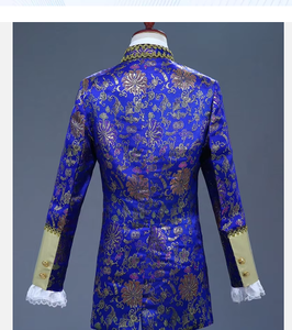 Conjunto de Disfraz de Lujo Victoriano de <span class=keywords><strong>Rey</strong></span> Príncipe para <span class=keywords><strong>Hombre</strong></span> Adulto con Top, Chaleco, Chaqueta, Abrigo, Blazer, <span class=keywords><strong>Traje</strong></span> y Pantalones para Escenario o Teatro, Atuendo de Cosplay - Product Image 5