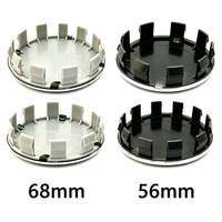 Enjoliveurs de roue ABS 56mm 68mm pour BMW E46 E39 E60 E90 E87 E53 X1 X3 X5 X7 M3 M4 M6, avec logo emblème, accessoires automobiles