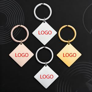 Llaveros de Acero Inoxidable Personalizados de Alta Calidad, Anillos de Llavero con Grabado para Parejas, Ideales para el Día de San Valentín y Bodas - Product Image 4