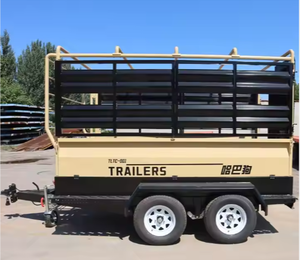 Trois tonnes de petite remorque de transport d'animaux pour l'utilisation de ferme de porcs de bétail - Product Image 3