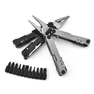Pince <span class=keywords><strong>multifonction</strong></span> portable HongRui en acier au carbone, tournevis, coupe-fils et ciseaux à ressort pour le camping tactique en extérieur - Product Image 3
