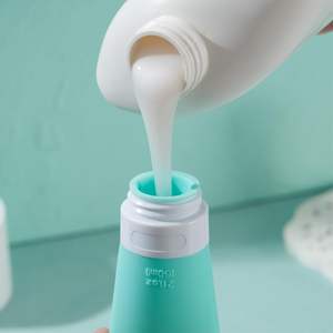 Kit de voyage en silicone souple approuvé, accessoires de voyage écologiques, flacons vides pour shampooing et articles de toilette, coffret cadeau - Product Image 3