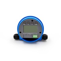 Transmetteur de niveau de carburant et d'eau à ultrasons Taijia 220VAC, précision 0,5% FS, sonde ETFE/PTFE avec sortie 4-20mA et affichage