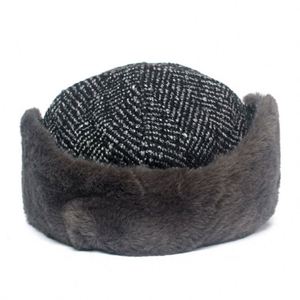 Gorro de Béisbol de Terciopelo para Hombre, Cálido, con Protección para las Orejas, Tejido Grueso, Deportivo, para Personas de Mediana Edad y Mayores, a Prueba de Frío para Exteriores - Product Image 5