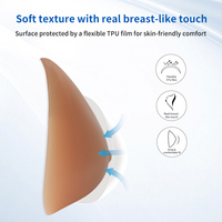 Prothèses mammaires réalistes 100 % silicone (4 couleurs) - Légères (255 g), sensation naturelle, usage quotidien pour travestis et utilisateurs après mastectomie