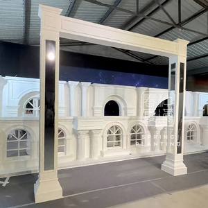 Decorazioni in Legno per Matrimoni, Accessori Creativi per Sale da Banchetto, Arco in Legno Stile Castello Antico - Product Image 4