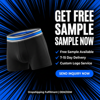 Sous-vêtements pour hommes en modal avec logo personnalisé OEM, caleçons boxer à taille élastique douce, vente en gros d'usine