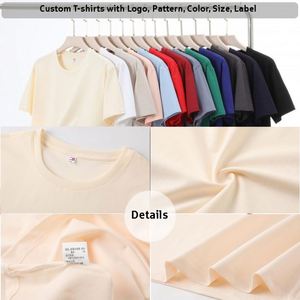 Camisetas Personalizadas de Algodón y Spandex de 220 g/m², Frescas al Tacto, Unisex, Lisas, de Secado Rápido, Transpirables, para Deportes, Trabajo y Uniformes - Product Image 4
