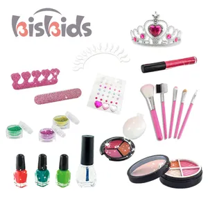 Prinzessin Weihnachten Geburtstags geschenk Spielzeug Kinder Kosmetik Rollenspiel Make-up Set Handtasche Maniküre Make-up Set