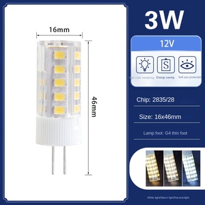 หลอดไฟ LED โคมไฟคริสตัล แสงสว่างพิเศษ G9 220V ไม่มีการกระพริบ 6000K รีโมทคอนโทรล CRI 80 - Product Image 5